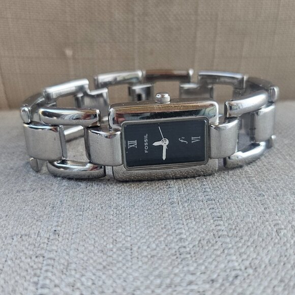 Fossil F2 Women Watch Silver Tone Chain Metal Band Analog Quartz Wristwatch - Picture 9 of 15